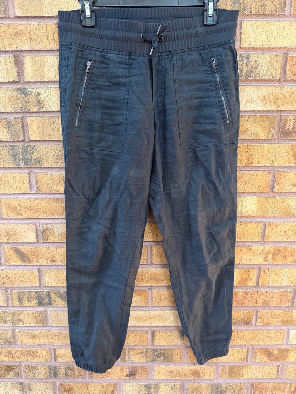 Athleta Black Men's Jogger Pants with Zip Pockets